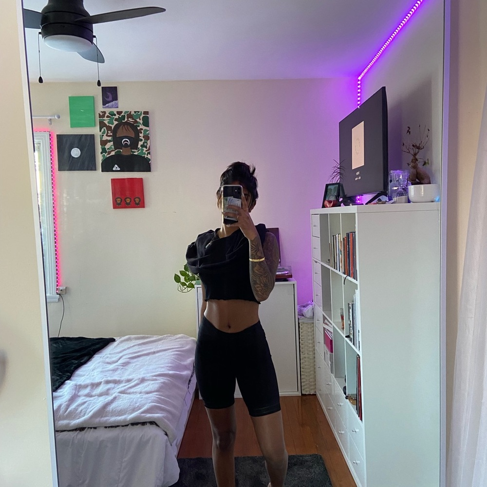 opening ceremony biker shorts XS